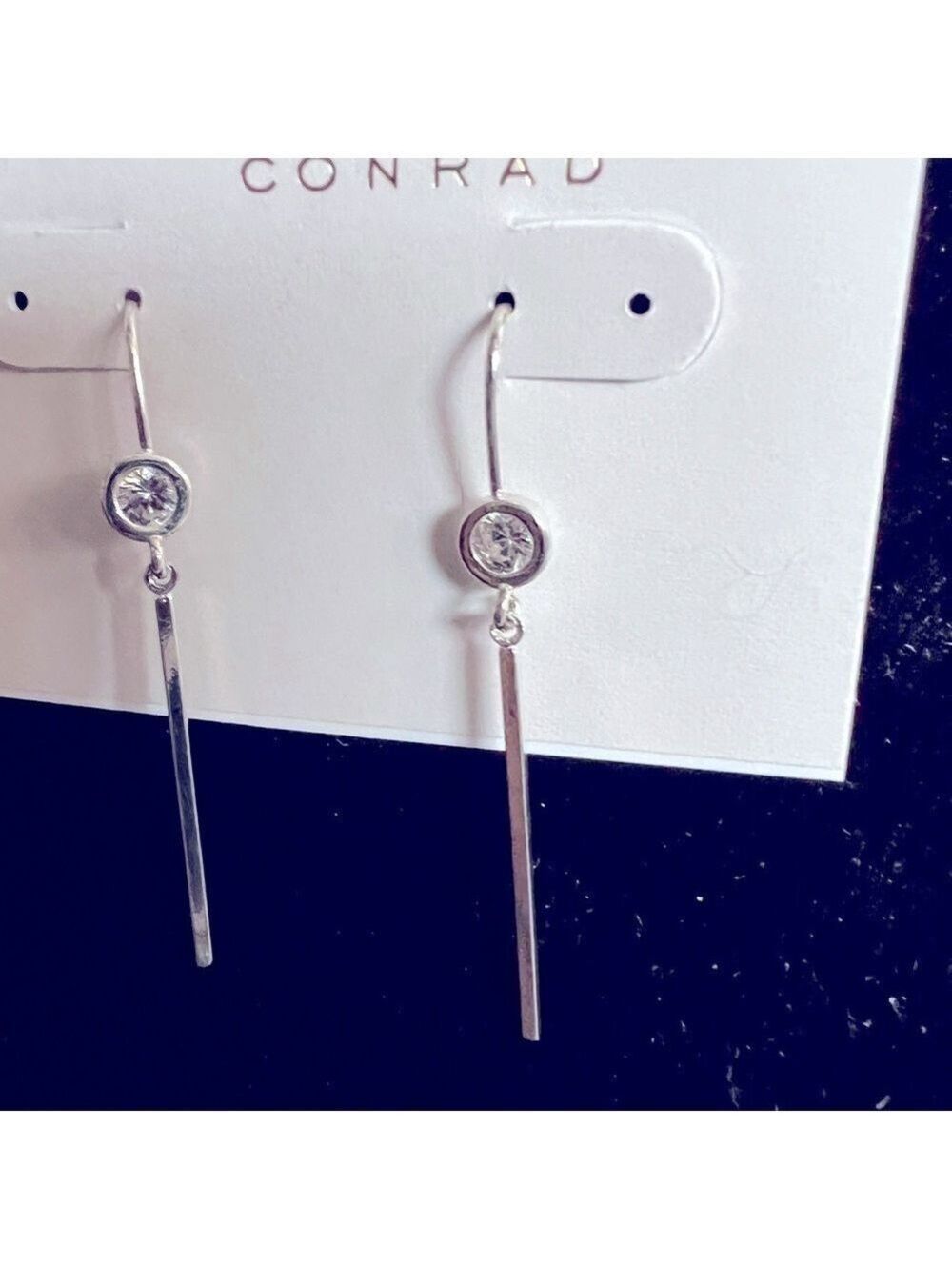 Lauren Conrad Earrings, Hook backing, Silver-Tone, Fashion Jewelry (J0263)